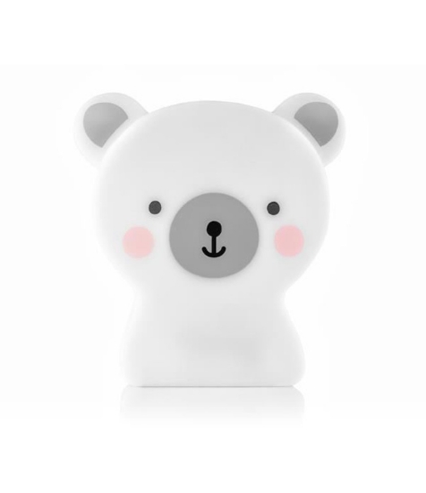 Imagine Lampa de veghe cu LED, cu oprire cronometrata, forma ursulet, alba, Lumilu Cute Friends Bear, 52310