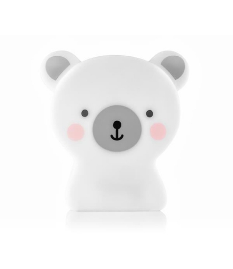 Imagine Lampa de veghe cu LED, cu oprire cronometrata, forma ursulet, alba, Lumilu Cute Friends Bear, 52310