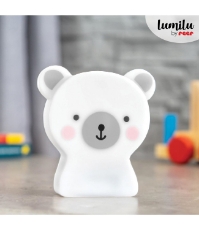 Imagine Lampa de veghe cu LED, cu oprire cronometrata, forma ursulet, alba, Lumilu Cute Friends Bear, 52310