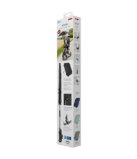 Imagine Umbreluta de soare ajustabila cu protectie solara UV 50+, pentru carucior bebelusi, neagra, ShineSafe Black 84151