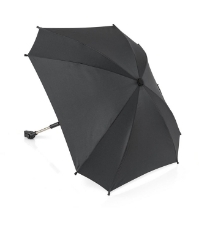 Imagine Umbreluta de soare ajustabila cu protectie solara UV 50+, pentru carucior bebelusi, neagra, ShineSafe Black 84151