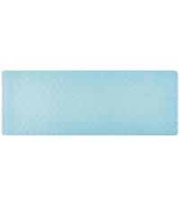Imagine Covoras de baie antialunecare cu ventuze, din cauciuc natural, antibacterian, dreptunghiular, 97 x 36 cm, albastru, MyHappyBath Mat XL, 76033