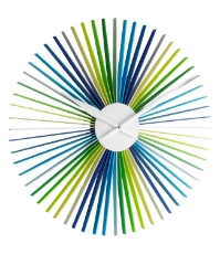 Imagine Ceas de perete analog XXL, colorat, creat de designer, model DAISY, multicolor, TFA 60.3023.30