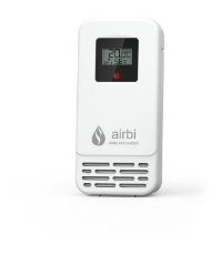 Imagine Senzor pentru temperatura si umiditate,  afisaj LCD, alb, AirBi BI1010