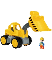 Imagine Buldozer Power Worker Wheel Loader cu figurina