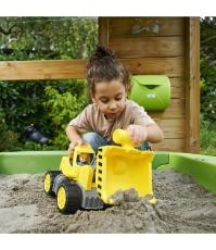 Imagine Buldozer Power Worker Wheel Loader cu figurina