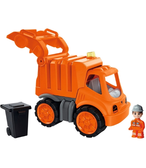 Imagine Masina de gunoi Power Worker Garbage Truck cu figurina