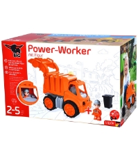 Imagine Masina de gunoi Power Worker Garbage Truck cu figurina