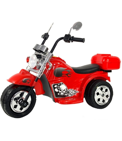 Imagine Motocicleta electrica Chopper red