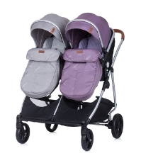 Imagine Carucior gemeni Duo Smart 2 in 1 anthracite lilac