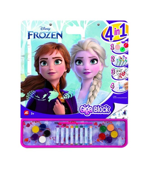 Imagine Frozen 2 set pentru desen Giga Block 4 in 1