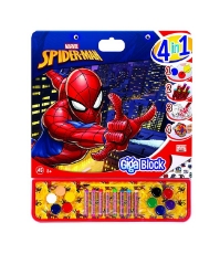 Imagine Spiderman set pentru desen Giga Block 4 in 1