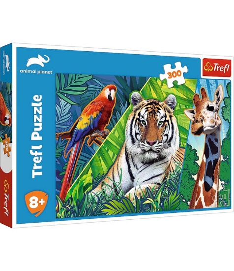 Imagine Puzzle Trefl 300 Animal Planet Uimitoarele animale salbatice