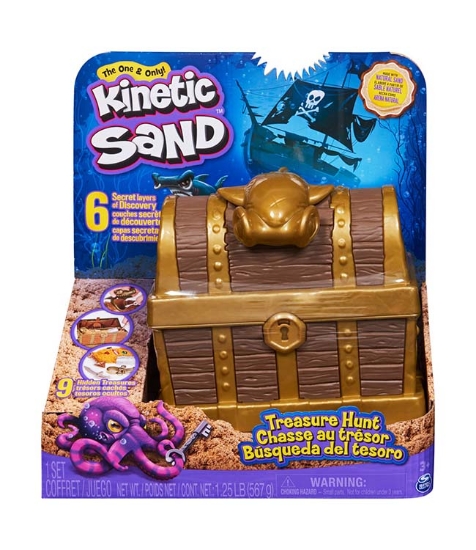 Imagine Kinetic Sand Cutia de comori