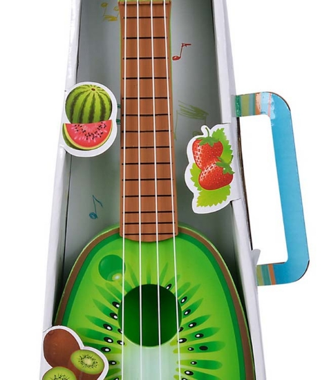 Imagine Instrument muzical Ukulele cu design de kiwi