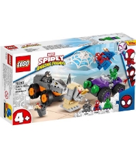 Imagine Lego Spidey Confruntarea dintre Hulk si masina Rinocer 10782