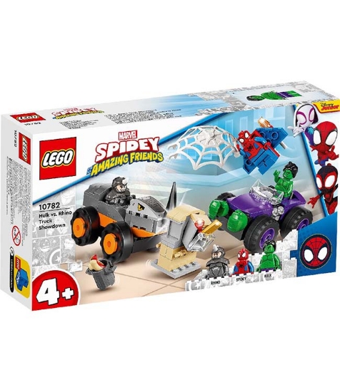 Imagine Lego Spidey Confruntarea dintre Hulk si masina Rinocer 10782