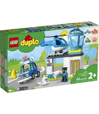 Imagine Lego Duplo Sectie de Politie si Elicopter 10959