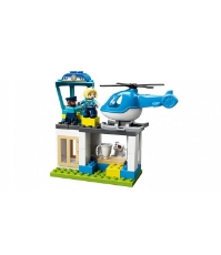 Imagine Lego Duplo Sectie de Politie si Elicopter 10959