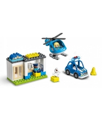 Imagine Lego Duplo Sectie de Politie si Elicopter 10959