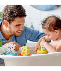 Imagine Lego Duplo distractie la baie Tren cu animale plutitoare 10965