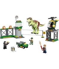 Imagine Lego Jurassic World Evadarea dinozaurului T Rex 76944