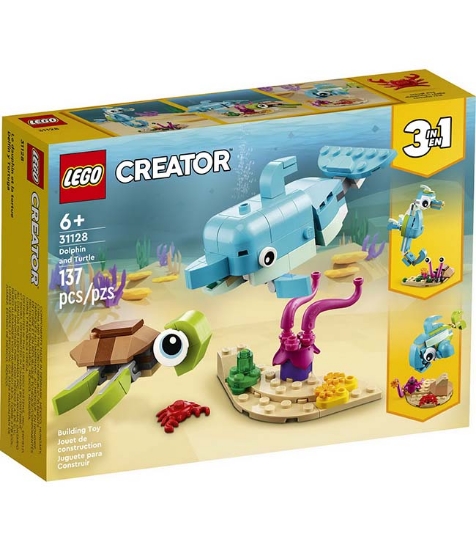 Imagine Lego Creator Delfin si Broasca Testoasa 31128