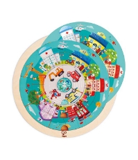 Imagine Puzzle Rotund cu 2 fete