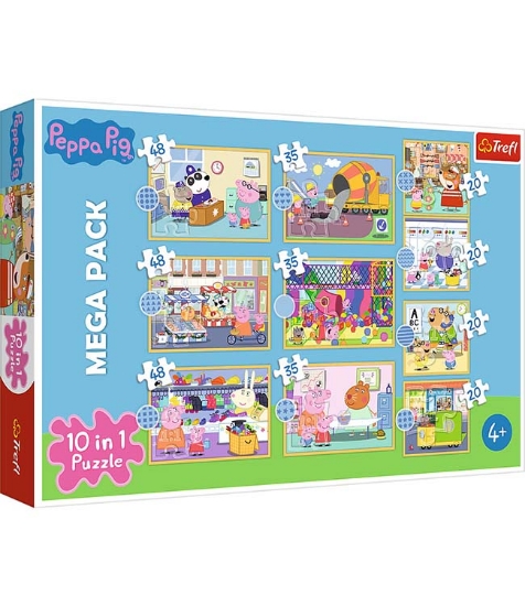 Imagine Puzzle Trefl 1 in 1 Intalneste-o pe Peppa Pig