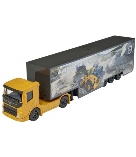 Imagine Majorette transportor Volvo Tir din metal