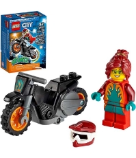 Imagine Lego City motocicleta de cascadorie pentru Pompieri 60311