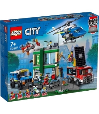Imagine Lego City Politia in urmarire la Banca 60317