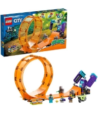 Imagine Lego City Stuntz cascadorie zdrobitoare in bucla 60338