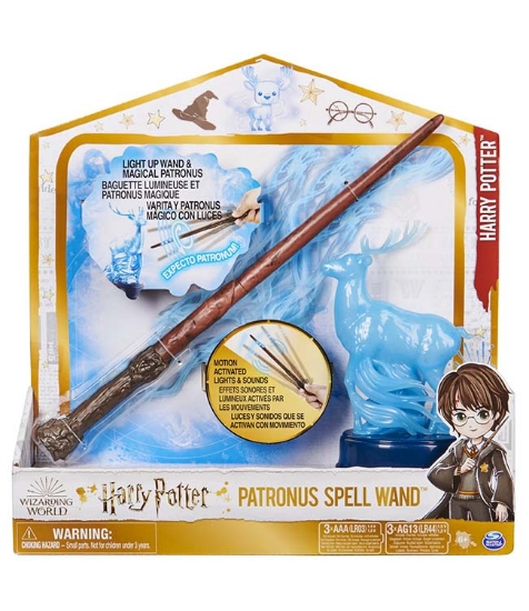 Imagine Harry Potter Wizarding World Patronus Spell Wand bagheta  lui Harry 33Cm