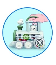 Imagine Locomotiva de tren cu mecanism Steam