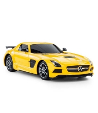 Imagine Masina cu telecomanda Mercedes-Benz SLS amg galbena cu scara 1 la 18