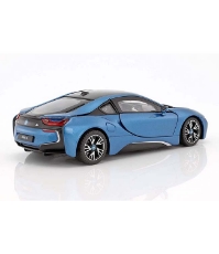 Imagine Masinuta metalica BMW I8 albastru scara 1 la 24