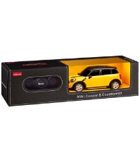 Imagine Masina cu telecomanda mini Cooper S Countryman galben cu scara 1 la 24