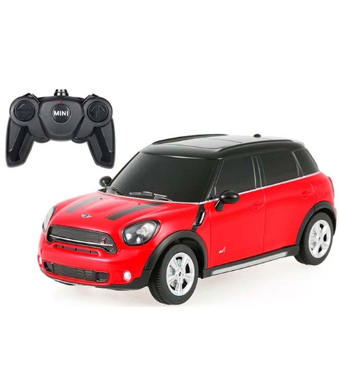 Imagine Masina cu telecomanda mini Cooper S Countryman rosu cu scara 1 la 24