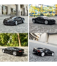 Imagine Masina cu telecomanda Bugatti Chiron negru cu scara 1 la 24