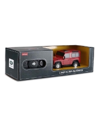 Imagine Masina cu telecomanda Land Rover Defender rosie cu scara 1 la 24