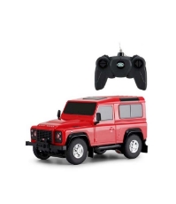 Imagine Masina cu telecomanda Land Rover Defender rosie cu scara 1 la 24