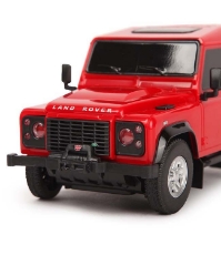 Imagine Masina cu telecomanda Land Rover Defender rosie cu scara 1 la 24