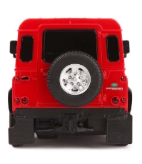 Imagine Masina cu telecomanda Land Rover Defender rosie cu scara 1 la 24