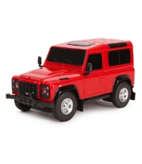 Imagine Masina cu telecomanda Land Rover Defender rosie cu scara 1 la 24