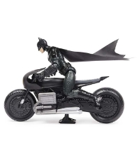 Imagine Batman film motocicleta lui Batman si figurina Batman 30 cm