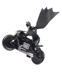 Imagine Batman film motocicleta lui Batman si figurina Batman 30 cm