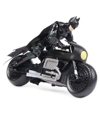 Imagine Batman film motocicleta lui Batman si figurina Batman 30 cm