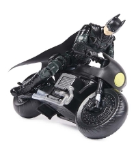 Imagine Batman film motocicleta lui Batman si figurina Batman 30 cm