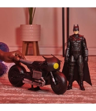 Imagine Batman film motocicleta lui Batman si figurina Batman 30 cm